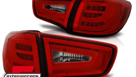 LED stražnja svjetla LightBar dizajn (crvena/kristal) / Kia Sportage III (2010-04.2014), LDKI01