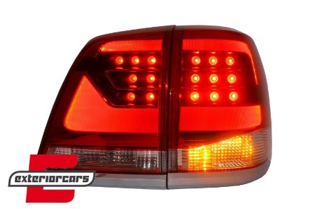 LED stražnja svjetla LightBar dizajn (crvena/kristal), TLTOLC08LED