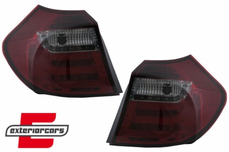 LED stražnja svjetla LightBar dizajn (crvena/smoke) / BMW serije 1 E81 E87 (2004-08.2007), LDBM83