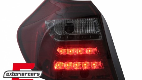 LED stražnja svjetla LightBar dizajn (crvena/smoke) / BMW serije 1 E81 E87 (2004-08.2007), LDBM83