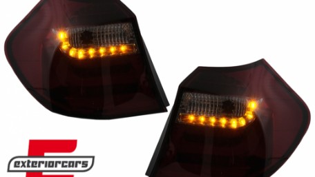 LED stražnja svjetla LightBar dizajn (crvena/smoke) / BMW serije 1 E81 E87 (2004-08.2007), LDBM83