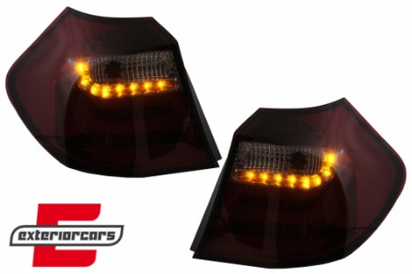 LED stražnja svjetla LightBar dizajn (crvena/smoke) / BMW serije 1 E81 E87 (2004-08.2007), LDBM83