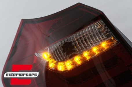 LED stražnja svjetla LightBar dizajn (crvena/smoke) / BMW serije 1 E81 E87 (2004-08.2007), LDBM83