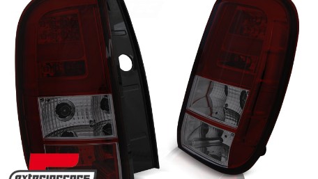 LED stražnja svjetla LightBar dizajn (crvena/smoke) / Dacia Duster I (2010-09.2013), LDDA03