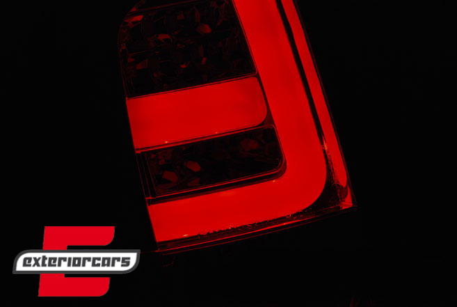 LED stražnja svjetla LightBar dizajn (crvena/smoke) / Dacia Duster I (2010-09.2013), LDDA03
