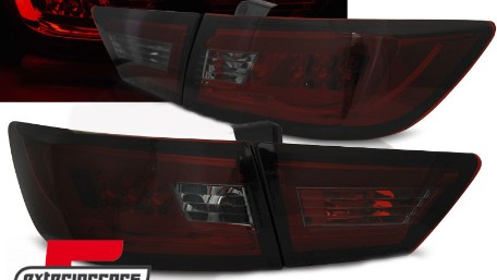 LED stražnja svjetla LightBar dizajn (crvena/smoke) / Renault Clio IV (2013-2016), LDRE03