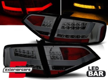 LED stražnja svjetla LightBar dizajn (smoke) / Audi A4 B8 limuzina (2008-2011), LDAU99