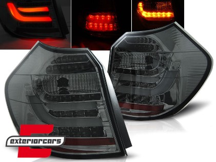 LED stražnja svjetla LightBar dizajn (smoke) / BMW serije 1 E81 E87 (2004-08.2007), LDBM84