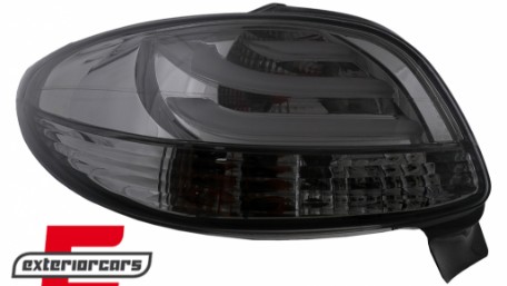 LED stražnja svjetla LightBar dizajn (smoke) / Peugeot 206 (10.1998-2009) hatchback 3V 5V, LDPE22
