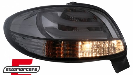 LED stražnja svjetla LightBar dizajn (smoke) / Peugeot 206 (10.1998-2009) hatchback 3V 5V, LDPE22