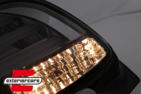 LED stražnja svjetla LightBar dizajn (smoke) / Peugeot 206 (10.1998-2009) hatchback 3V 5V, LDPE22