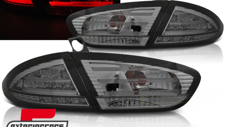 LED stražnja svjetla LightBar dizajn (smoke) / Seat Leon (2009-2012), LDSE28