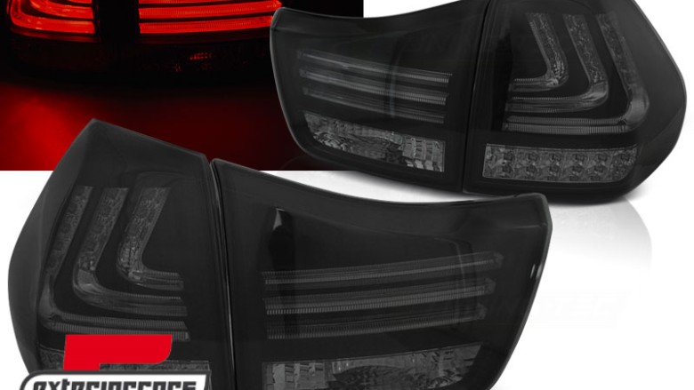LED stražnja svjetla LightBar dizajn (smoke/crna) / Lexus RX XU30 (2003-2009), LDLE04