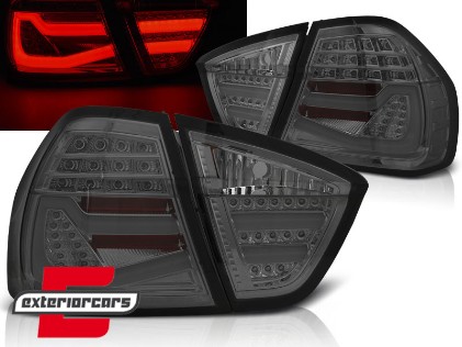 LED stražnja svjetla LightBar F30 LCI dizajn (smoke) / BMW serije 3 E90 limuzina (2005-2008), LDBMF7