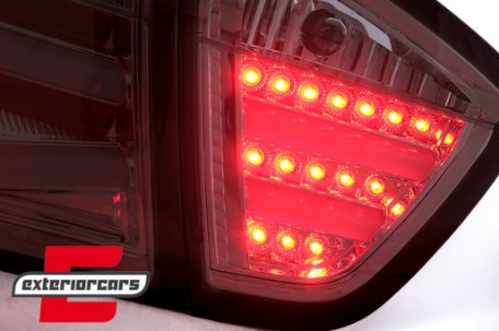 LED stražnja svjetla LightBar F30 LCI dizajn (smoke) / BMW serije 3 E90 limuzina (2005-2008), LDBMF7
