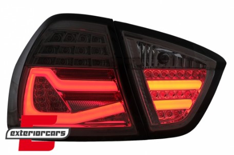LED stražnja svjetla LightBar F30 LCI dizajn (smoke) / BMW serije 3 E90 limuzina (2005-2008), LDBMF7