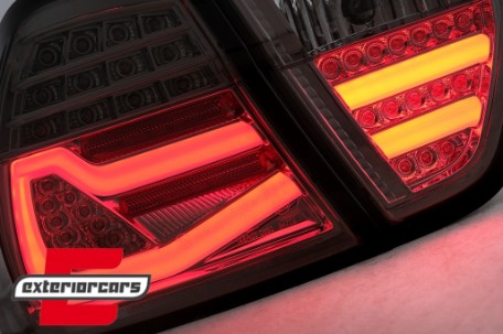 LED stražnja svjetla LightBar F30 LCI dizajn (smoke) / BMW serije 3 E90 limuzina (2005-2008), LDBMF7