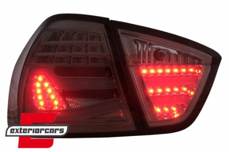 LED stražnja svjetla LightBar F30 LCI dizajn (smoke) / BMW serije 3 E90 limuzina (2005-2008), LDBMF7