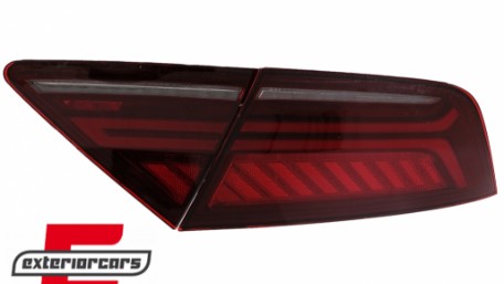 LED stražnja svjetla LightBar Facelift dizajn (crvena/smoke) / Audi A7 4G (2010-2014), TLAUA74G