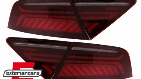 LED stražnja svjetla LightBar Facelift dizajn (crvena/smoke) / Audi A7 4G (2010-2014), TLAUA74G