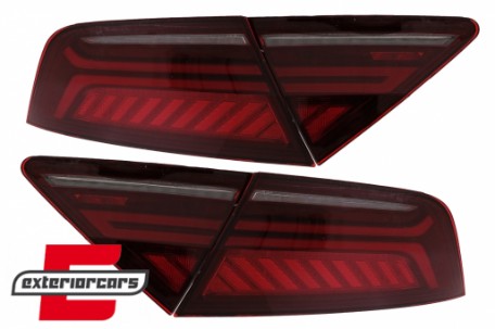 LED stražnja svjetla LightBar Facelift dizajn (crvena/smoke) / Audi A7 4G (2010-2014), TLAUA74G