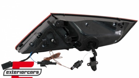 LED stražnja svjetla LightBar Facelift dizajn (crvena/smoke) / Audi A7 4G (2010-2014), TLAUA74G