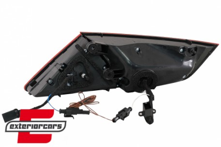 LED stražnja svjetla LightBar Facelift dizajn (crvena/smoke) / Audi A7 4G (2010-2014), TLAUA74G
