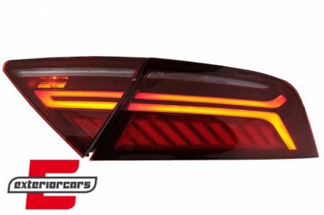 LED stražnja svjetla LightBar Facelift dizajn (crvena/smoke) / Audi A7 4G (2010-2014), TLAUA74G