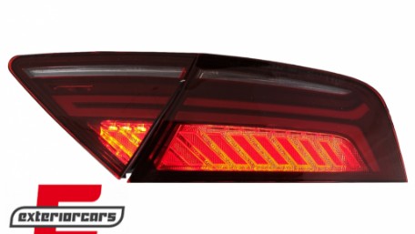 LED stražnja svjetla LightBar Facelift dizajn (crvena/smoke) / Audi A7 4G (2010-2014), TLAUA74G