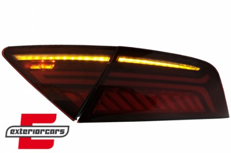 LED stražnja svjetla LightBar Facelift dizajn (crvena/smoke) / Audi A7 4G (2010-2014), TLAUA74G