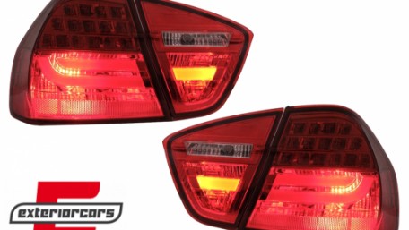 LED stražnja svjetla LightBar LCI dizajn (crvena) / BMW serije 3 E90 limuzina (2005-2008), LDBMC7