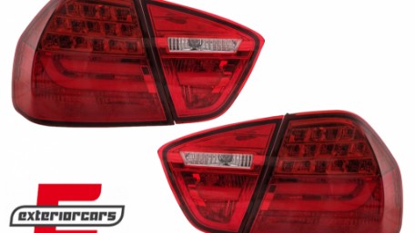LED stražnja svjetla LightBar LCI dizajn (crvena) / BMW serije 3 E90 limuzina (2005-2008), LDBMC7