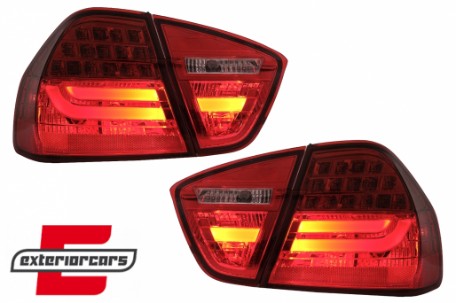 LED stražnja svjetla LightBar LCI dizajn (crvena) / BMW serije 3 E90 limuzina (2005-2008), LDBMC7