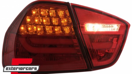 LED stražnja svjetla LightBar LCI dizajn (crvena) / BMW serije 3 E90 limuzina (2005-2008), LDBMC7