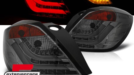 LED stražnja svjetla LightBar (smoke) / Opel Astra H GTC 3V (2005-2009), LDOP50