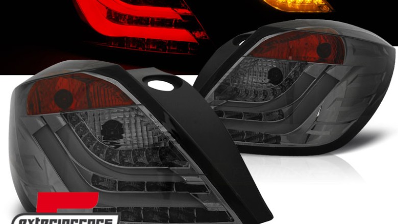 LED stražnja svjetla LightBar (smoke) / Opel Astra H GTC 3V (2005-2009), LDOP50