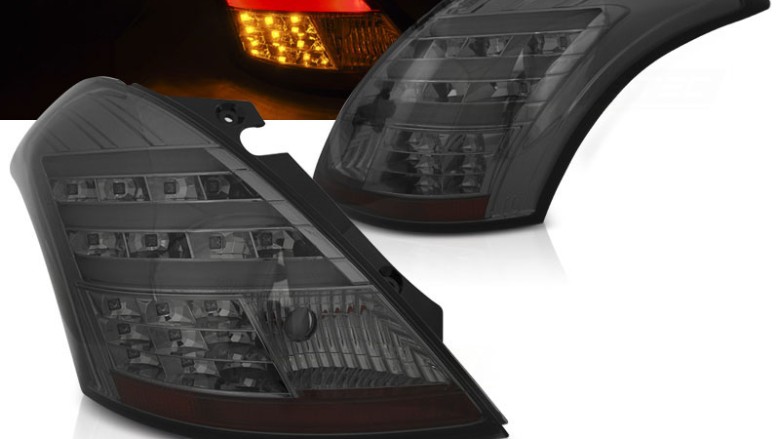 LED stražnja svjetla LightBar (smoke) / Suzuki Swift V (2010-2017), LDSI07