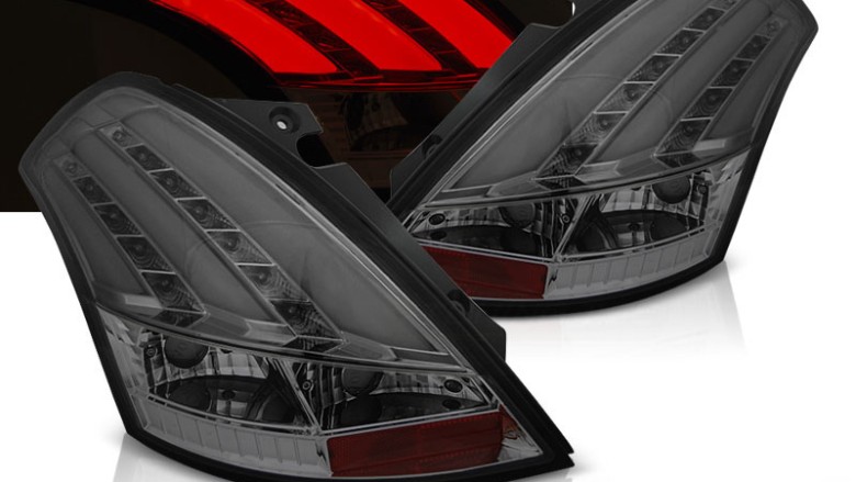 LED stražnja svjetla LightBar (smoke) / Suzuki Swift V (2010-2017), LDSI17