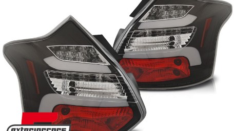 LED stražnja svjetla SEQ žmigavci (crna) / Ford Focus 3 Hatchback (2011-10.2014), LDFO59