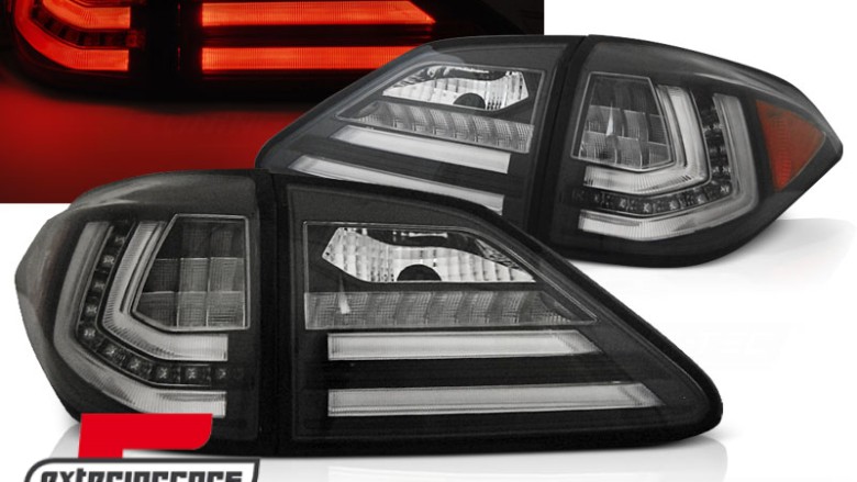 LED stražnja svjetla SEQ žmigavci (crna) / Lexus RX III AL10 (2009-2012), LDLE05