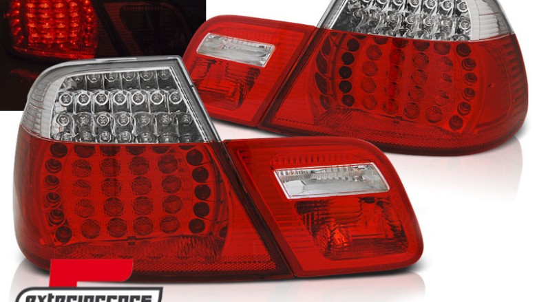 LED stražnja svjetla SEQ žmigavci (crvena/kristal) / BMW serije 3 E46 Coupe (1999-03.2003), LDBMH9