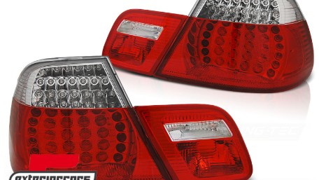 LED stražnja svjetla SEQ žmigavci (crvena/kristal) / BMW serije 3 E46 Coupe (1999-03.2003), LDBMH9