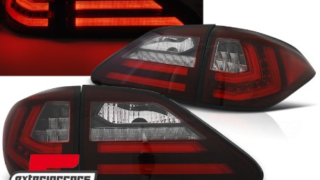 LED stražnja svjetla SEQ žmigavci (crvena/kristal) / Lexus RX III AL10 (2009-2012), LDLE06