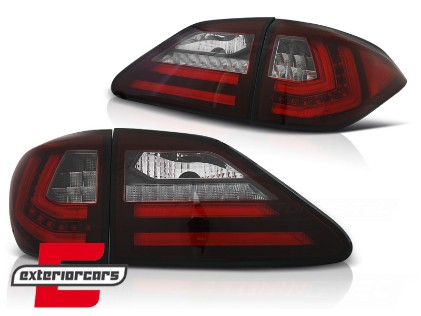 LED stražnja svjetla SEQ žmigavci (crvena/kristal) / Lexus RX III AL10 (2009-2012), LDLE06