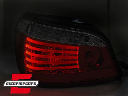 LED stražnja svjetla SEQ žmigavci (crvena/smoke) / BMW serije 5 E60 LCI (03.2007-2009) limuzina, LDBMG6