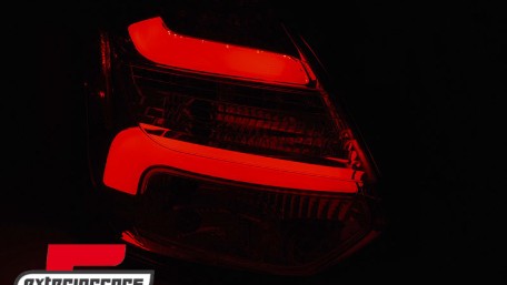 LED stražnja svjetla SEQ žmigavci (crvena/smoke) / Ford Focus 3 Hatchback (2011-10.2014), LDFO57