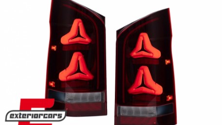 LED stražnja svjetla SEQ žmigavci (crvena/smoke) / Mercedes V-klasa W447 (2014-2023), TLMBW447TL