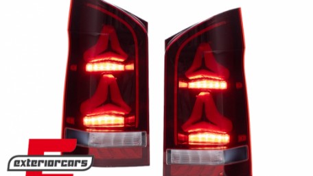 LED stražnja svjetla SEQ žmigavci (crvena/smoke) / Mercedes V-klasa W447 (2014-2023), TLMBW447TL