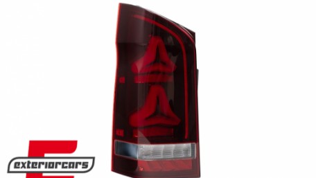 LED stražnja svjetla SEQ žmigavci (crvena/smoke) / Mercedes V-klasa W447 (2014-2023), TLMBW447TL
