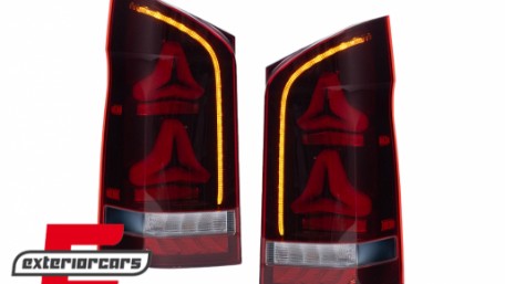 LED stražnja svjetla SEQ žmigavci (crvena/smoke) / Mercedes V-klasa W447 (2014-2023), TLMBW447TL